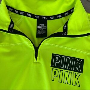Victoria’s Secret PINK neon ULTIMATE 1/4 zip